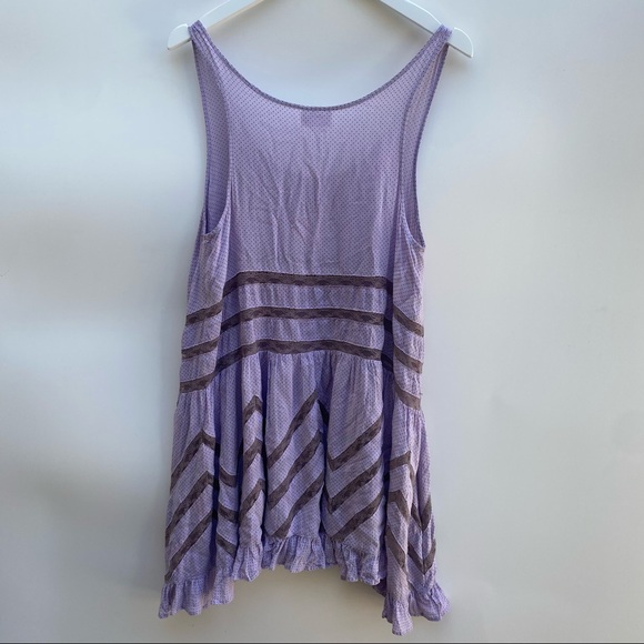 Intimately Free People Lace Polka Dot Swing Dress S - Picture 5 of 10